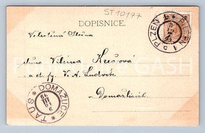 Pohlednice MISTR JAN HUS DLOUHÁ ADRESA (ST10177)