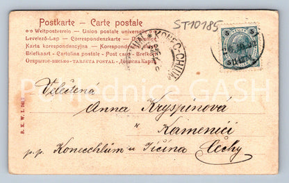 Pohlednice MUŽ SE ŽENOU (ST10185)