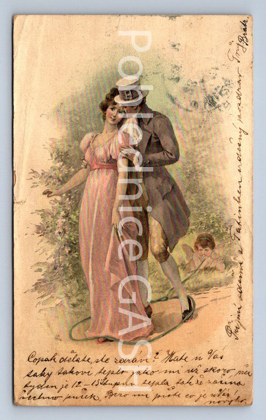 Pohlednice MUŽ SE ŽENOU (ST10188)