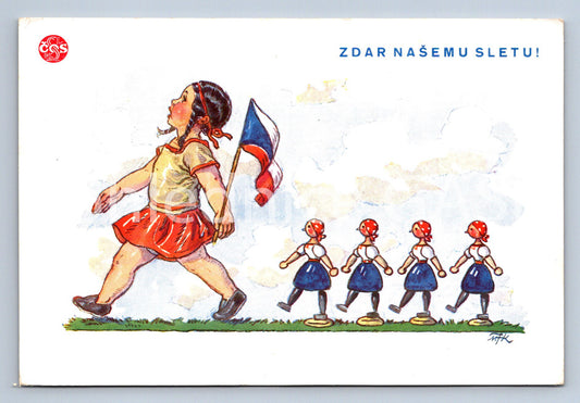 Pohlednice ZDAR NAŠEMU SLETU (ST10209)