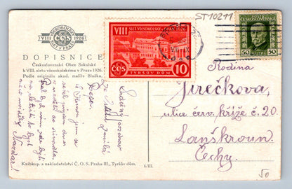 Pohlednice ČESKOSLOVENSKÉ OBCE SOKOLSKÉ (ST10211)