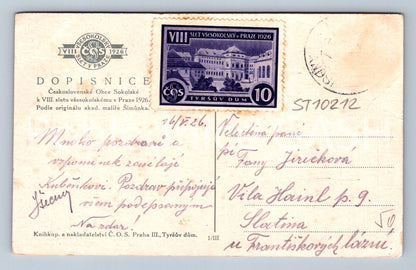 Pohlednice SLET VŠESOKOLSKÝ 1926 V PRAZE (ST10212)