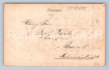 Pohlednice POZDRAV ZE IV. SLETU VŠESOKOLSKÉHO V PRAZE 1901 (ST10215)