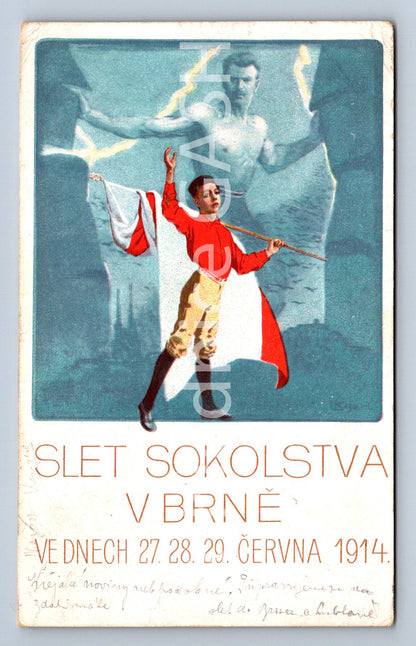 Pohlednice SLET SOKOLSTVA V BRNĚ (ST10216)