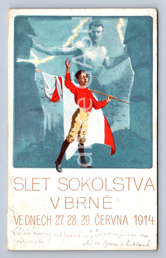 Pohlednice SLET SOKOLSTVA V BRNĚ (ST10216)