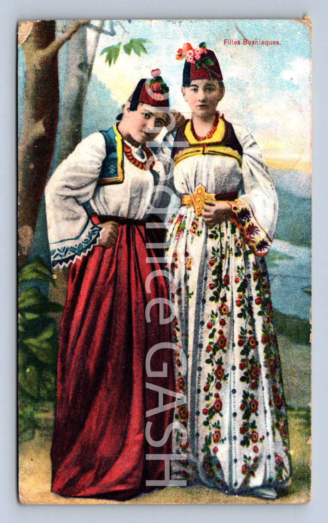 Pohlednice FILLES BOSNIAQUES (ST10245)