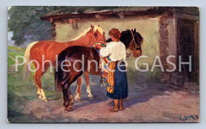 Pohlednice HORSKÉ KONĚ (ST10263)