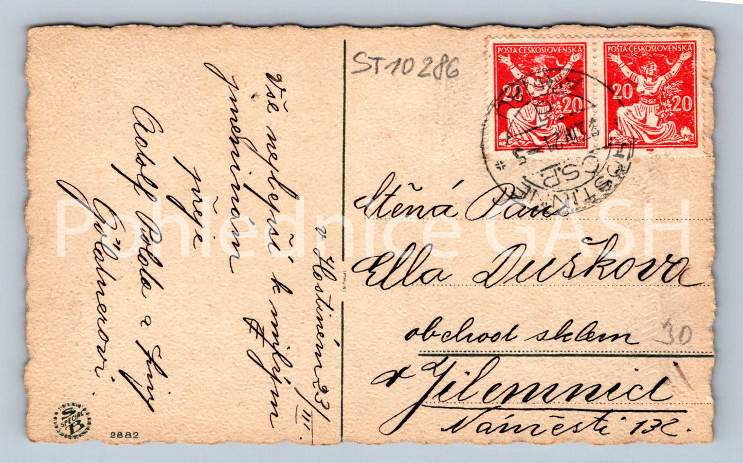 Pohlednice HERZLICHEN GLÜCKWUNSCH (ST10286)