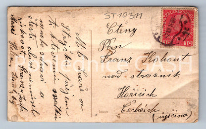 Pohlednice HERZLICHEN GLÜCKWUNSCH ZUM NAMENSTAGE TLAČENÝ (ST10311)