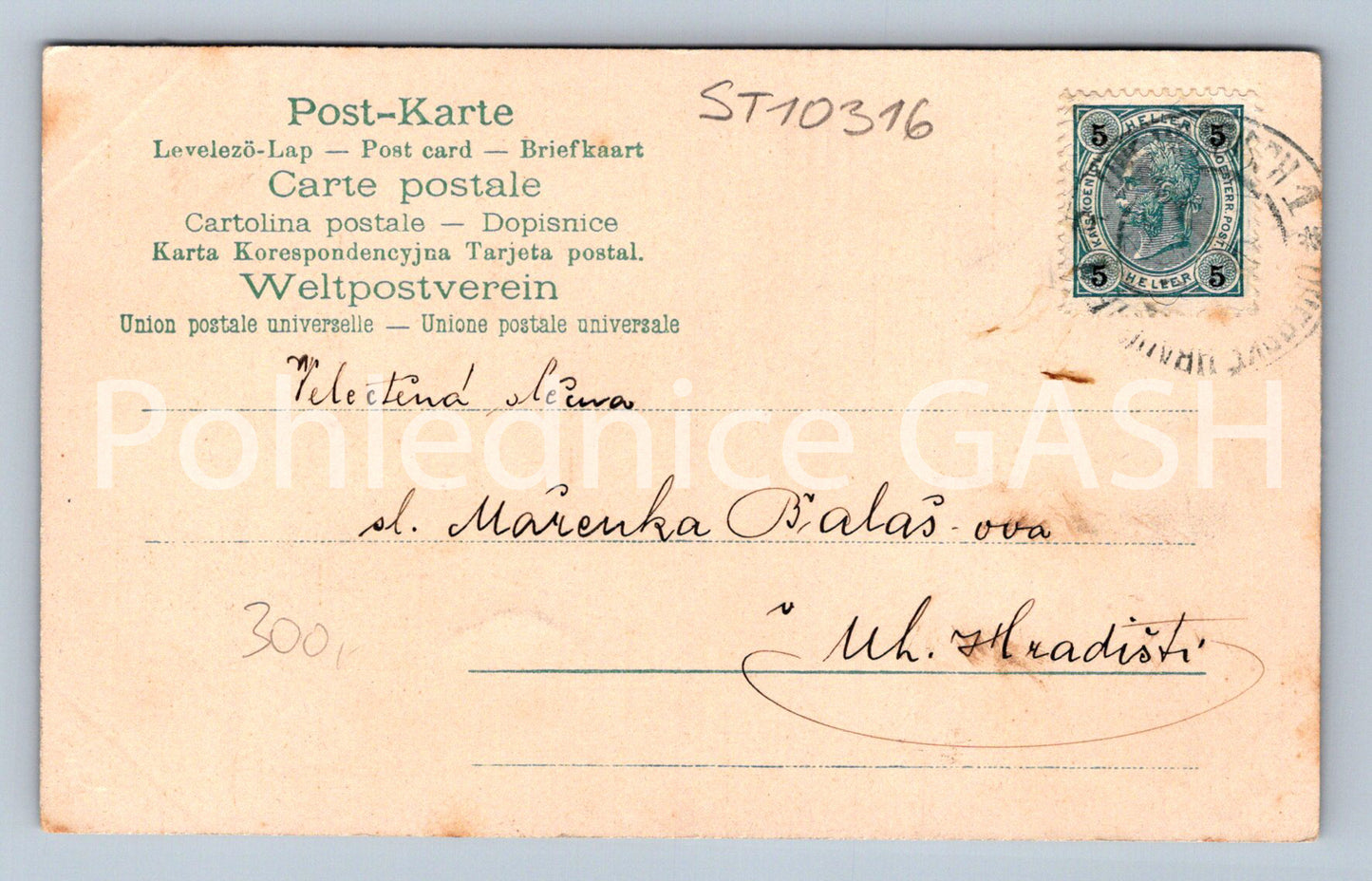 Pohlednice SRDEČNÉ ZDRAVÍ (ST10316)