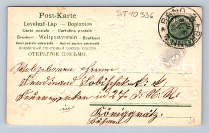 Pohlednice HERZLICHEN GLÜCKWUNSCH TLAČENÝ (ST10336)