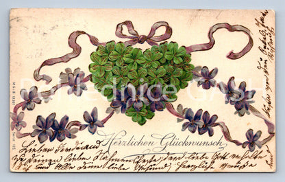 Pohlednice HERZLICHEN GLÜCKWUNSCH TLAČENÝ (ST10336)