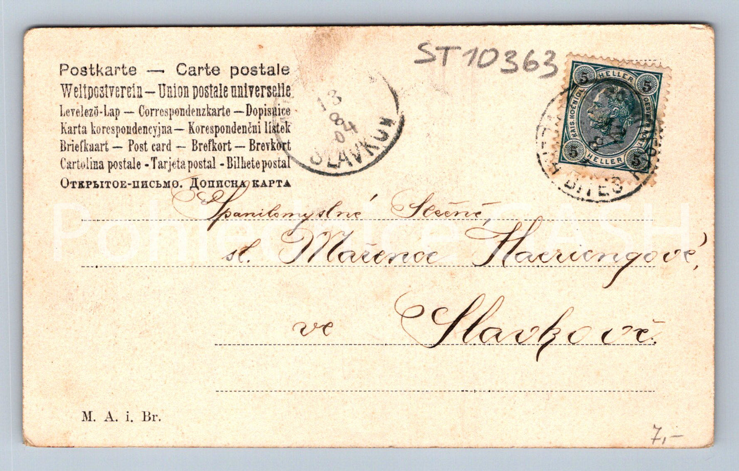 Pohlednice KVĚTINY (ST10363)