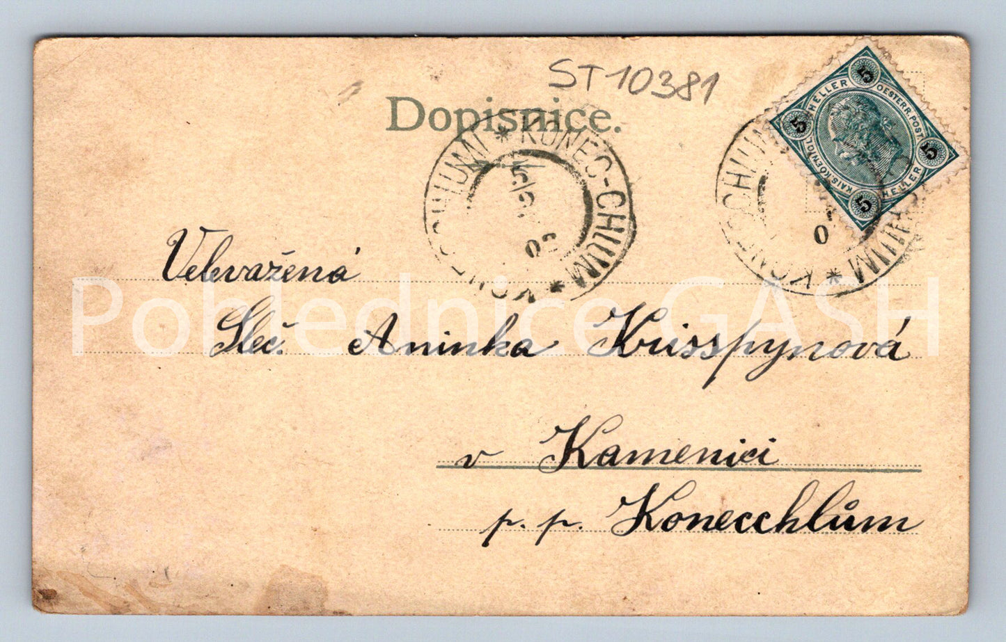 Pohlednice KVĚTINY (ST10381)