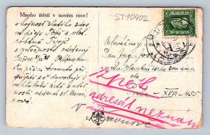 Pohlednice MNOHO ŠTĚSTÍ V NOVÉM ROCE (ST10402)