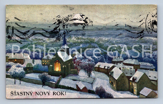 Pohlednice ŠŤASTNÝ NOVÝ ROK (ST10414)