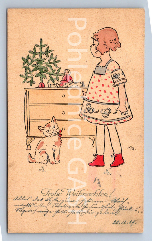 Pohlednice FROHE WEIHNACHTEN (ST10415)