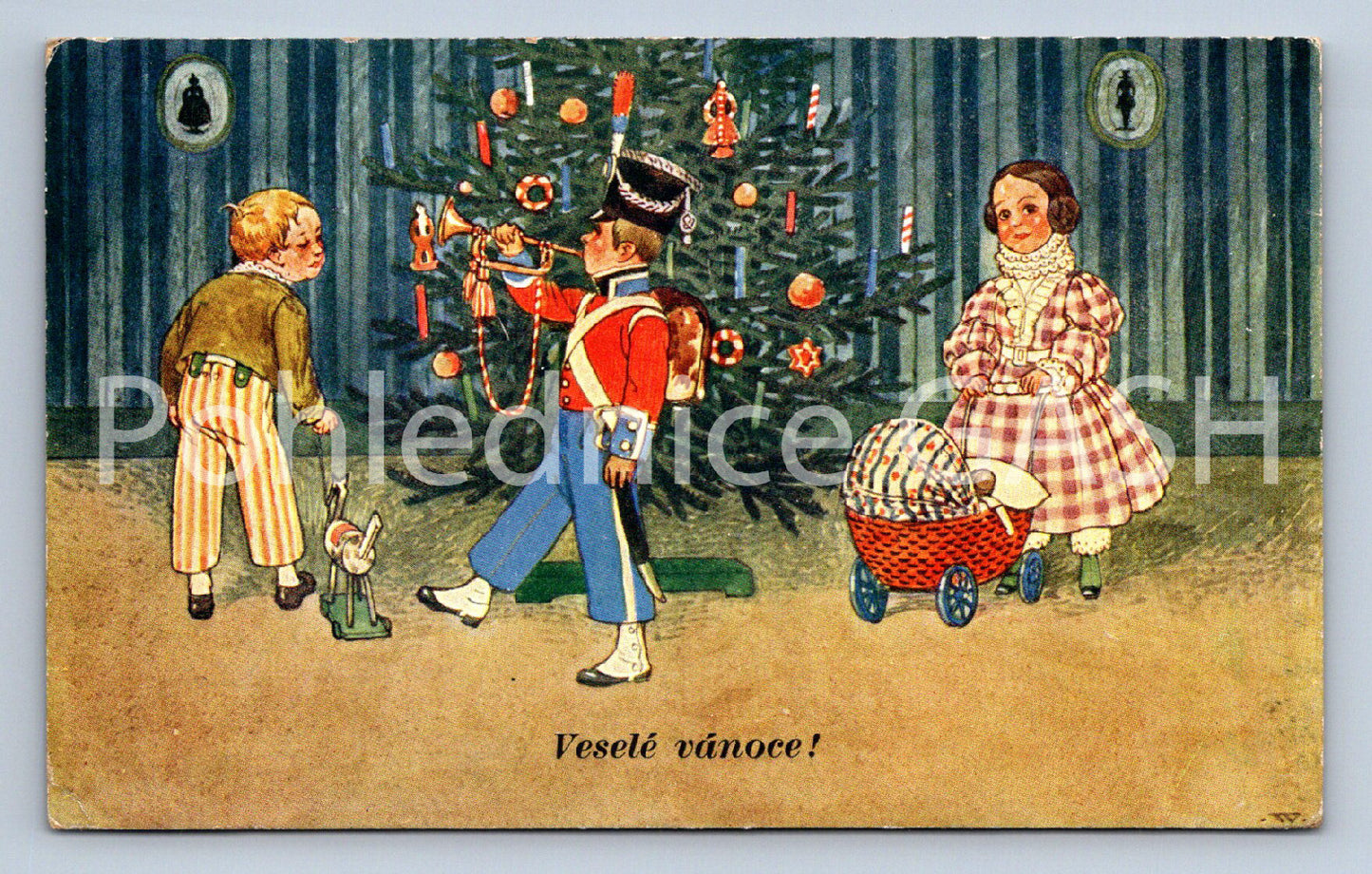 Pohlednice VESELÉ VÁNOCE (ST10420)