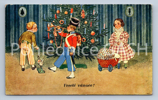 Pohlednice VESELÉ VÁNOCE (ST10420)