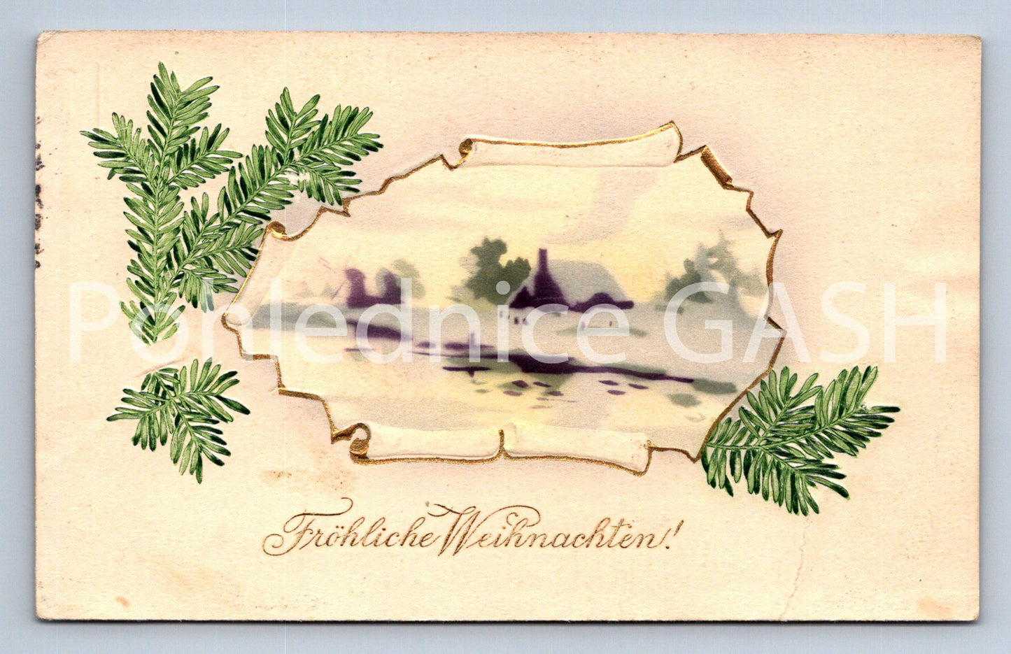 Pohlednice FROHLICHE WEIHNACHTEN (ST10427)