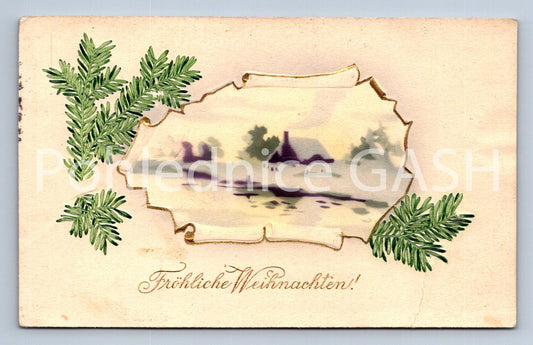 Pohlednice FROHLICHE WEIHNACHTEN (ST10427)