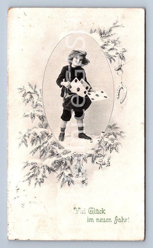 Pohlednice VIEL GLÜCK (ST10432)