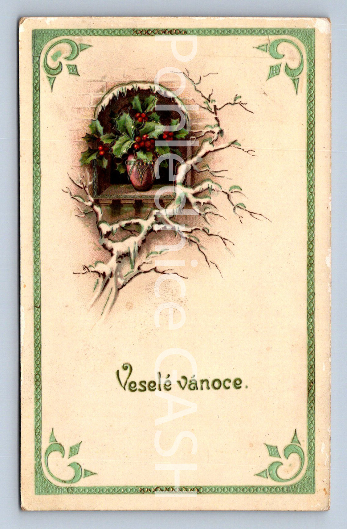 Pohlednice VESELÉ VÁNOCE (ST10434)