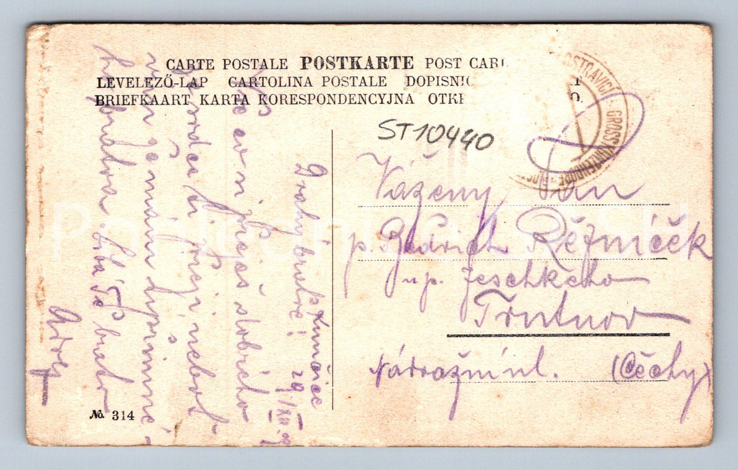 Pohlednice ŠTASTNÝ NOVÝ ROK (ST10440)