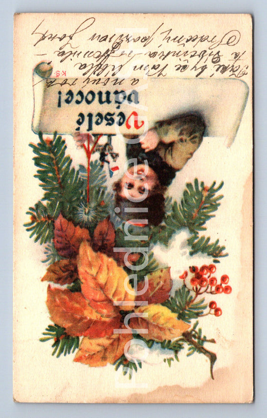 Pohlednice VESELÉ VÁNOCE (ST10455)