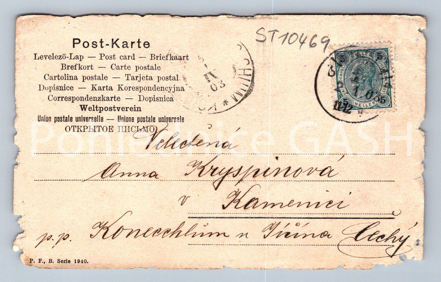 Pohlednice PROSIT NEUJAHR (ST10469)