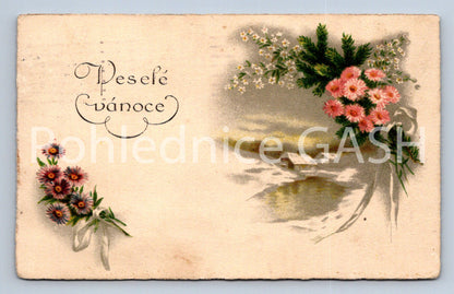 Pohlednice VESELÉ VÁNOCE (ST10472)