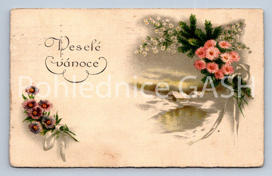 Pohlednice VESELÉ VÁNOCE (ST10472)
