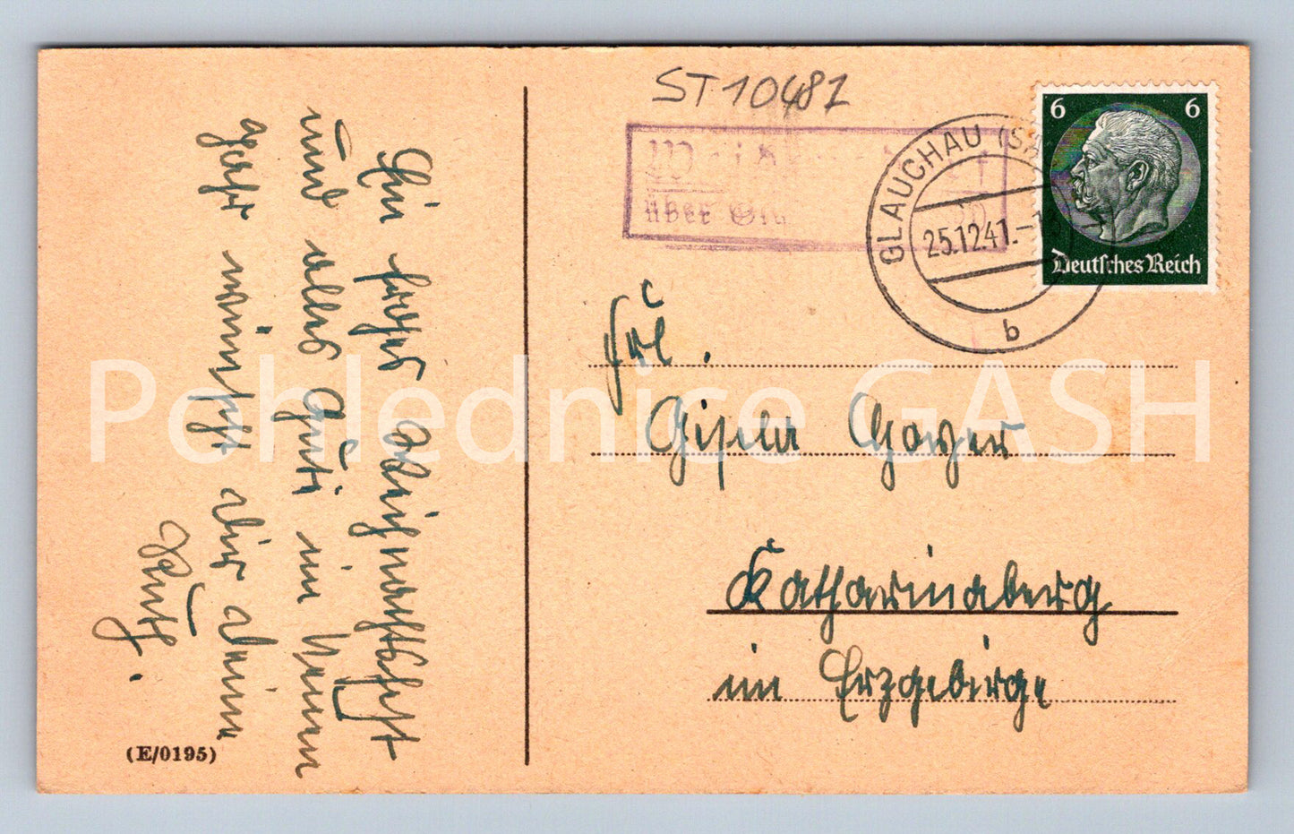 Pohlednice DIE BESTEN WEIHNACHTSGRÜSSE (ST10482)