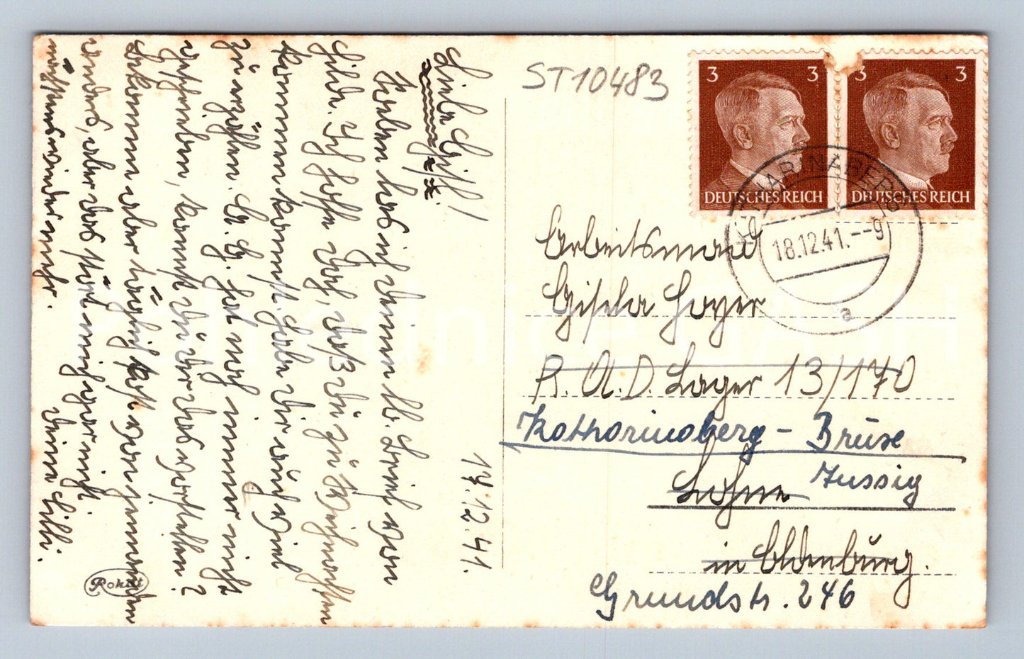 Pohlednice ZIMA (ST10483)