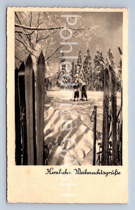 Pohlednice HERZLICHE WEIHNACHTSGRÜSSE (ST10491)