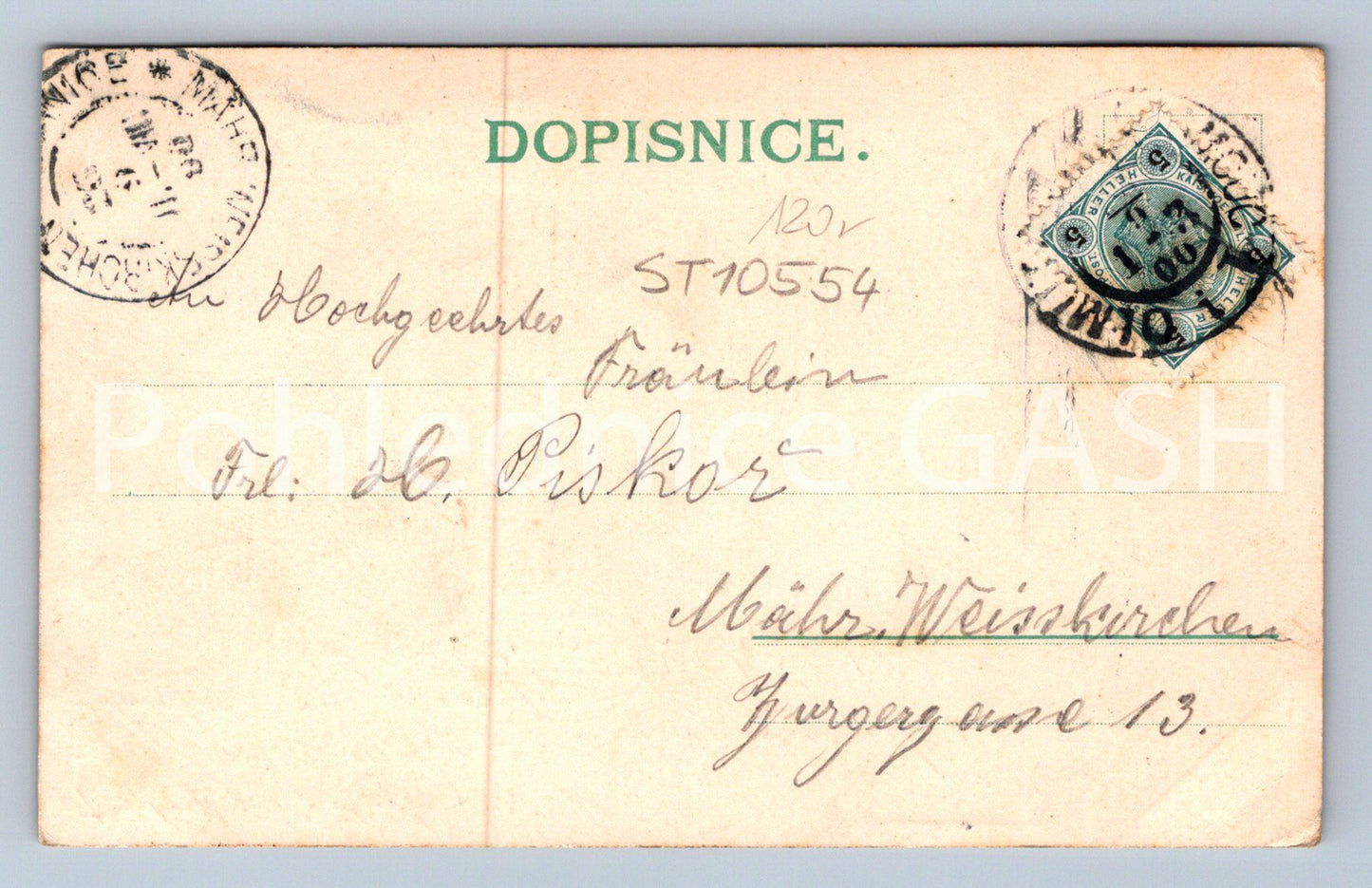 Pohlednice KVĚTINY (ST10554)