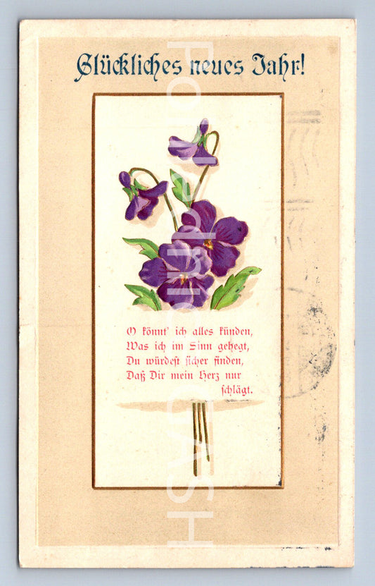 Pohlednice GLÜCKLICHES NEUES JAHR (ST10627)