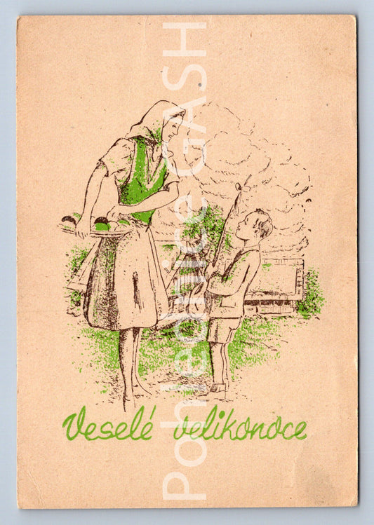 Pohlednice VESELÉ VELIKONOCE (ST10628)