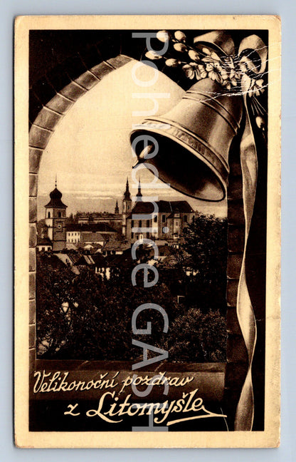 Pohlednice VELIKONOČNÍ POZDRAV Z LITOMYŠLE (ST10645)