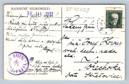 Pohlednice RADOSTNÉ VELIKONOCE (ST10658)