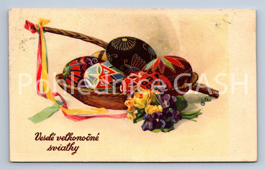 Pohlednice VESELÉ VELIKONOČNÉ SVIATKY (ST10661)