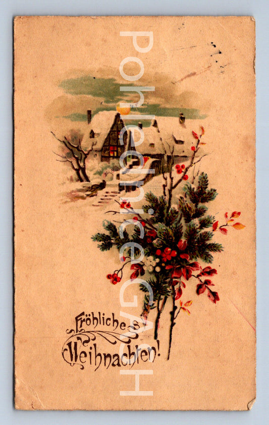 Pohlednice FROHE WEIHNACHTEN (ST10694)