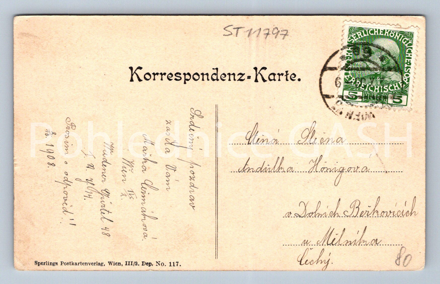 Pohlednice VÍDEŇ (ST11797)