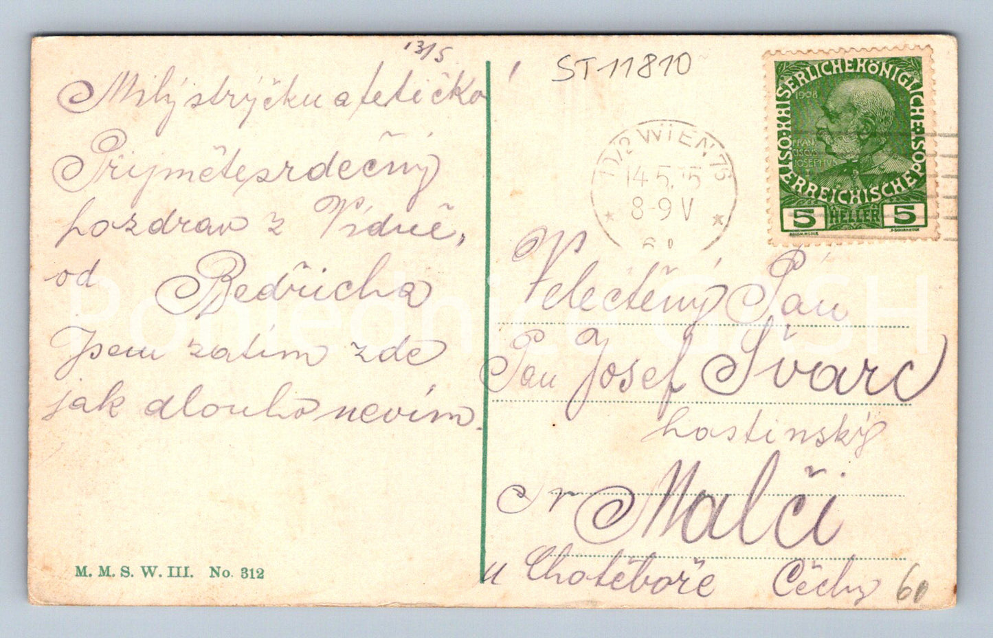 Pohlednice VÍDEŇ (ST11810)