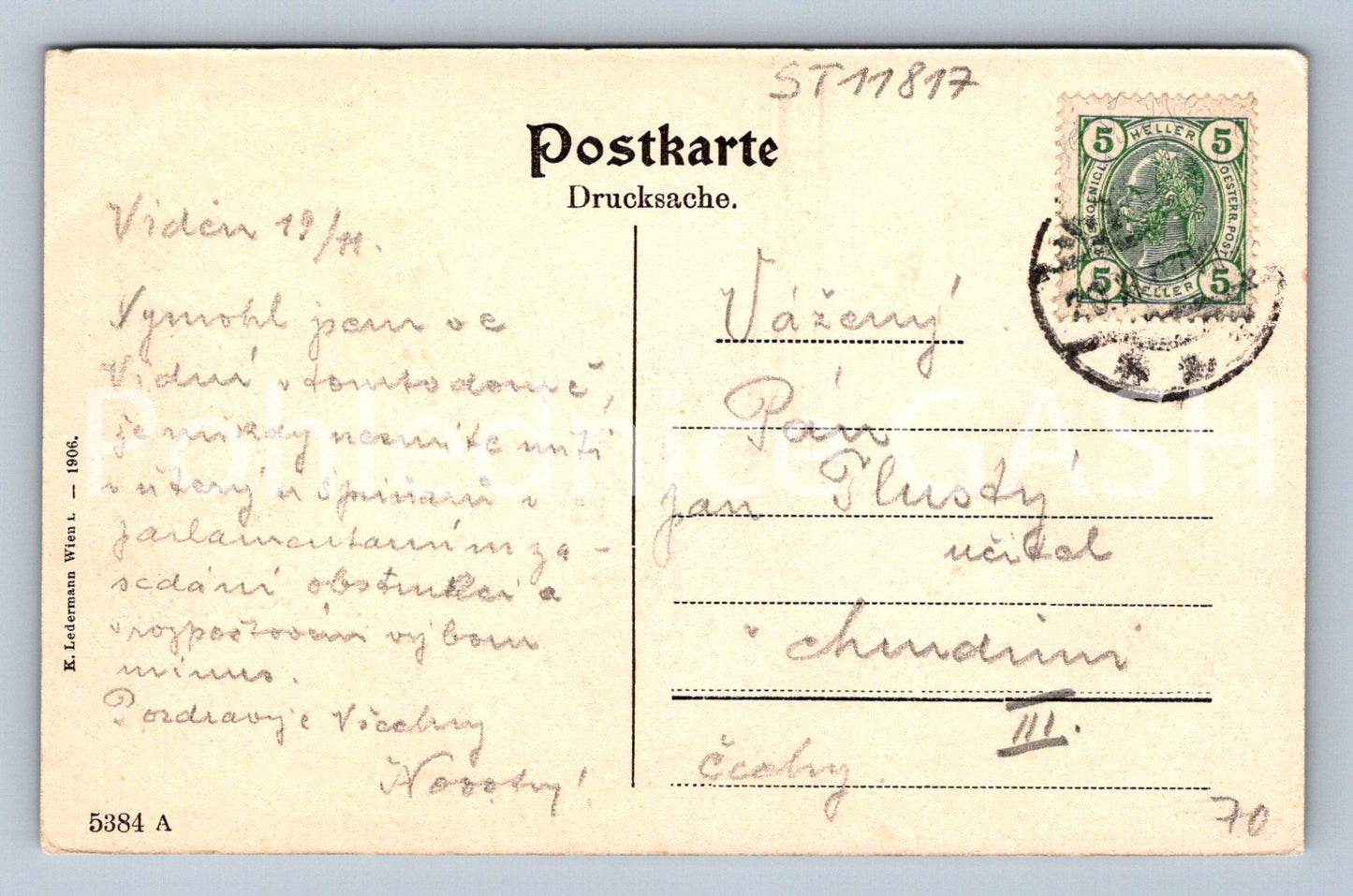 Pohlednice VÍDEŇ (ST11817)