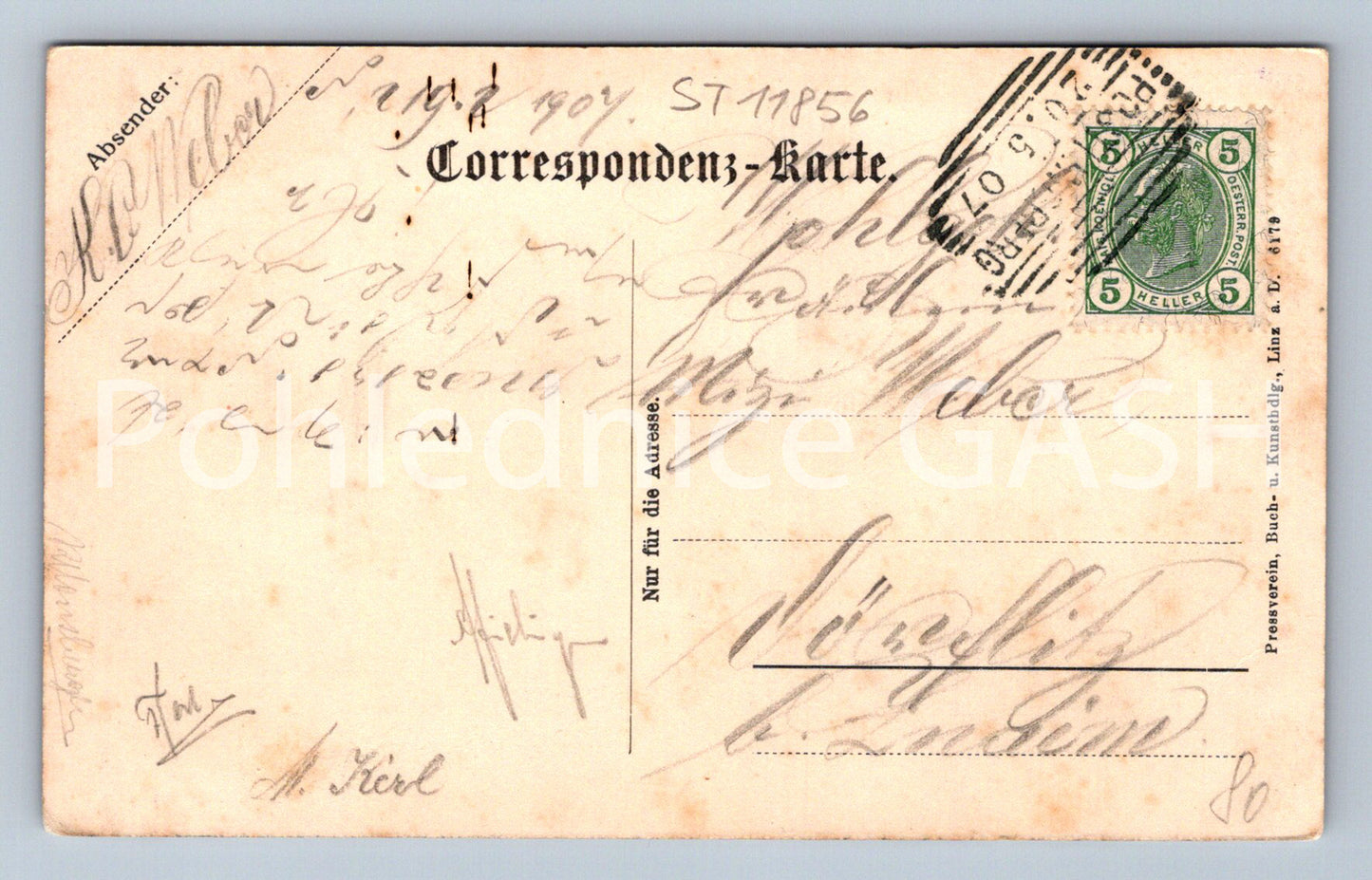 Pohlednice LINZ A. D. (ST11856)