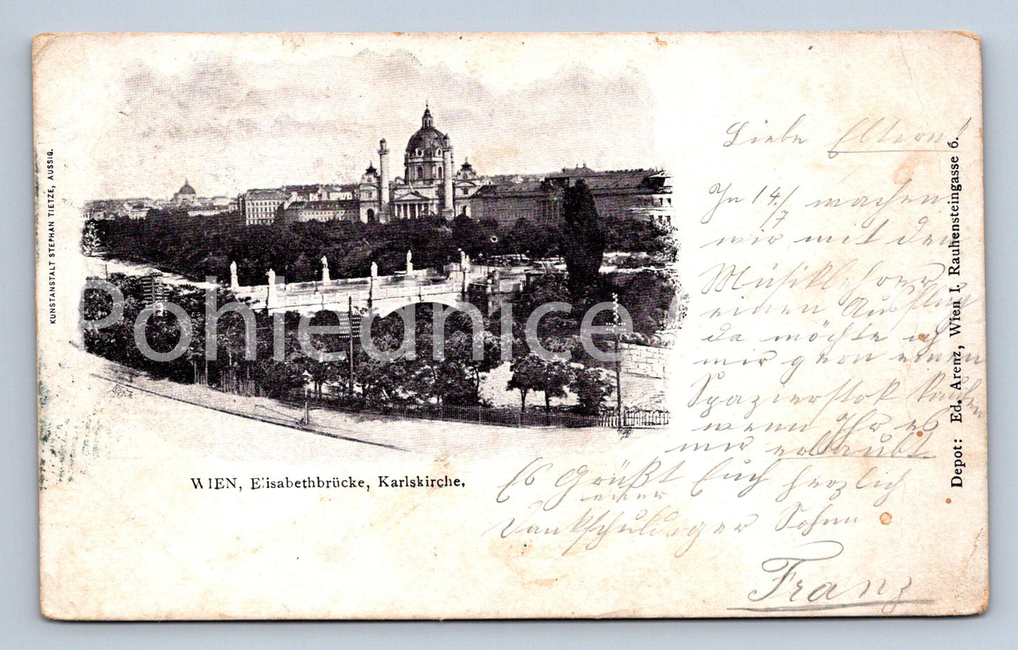 Pohlednice VÍDEŇ (ST11877)