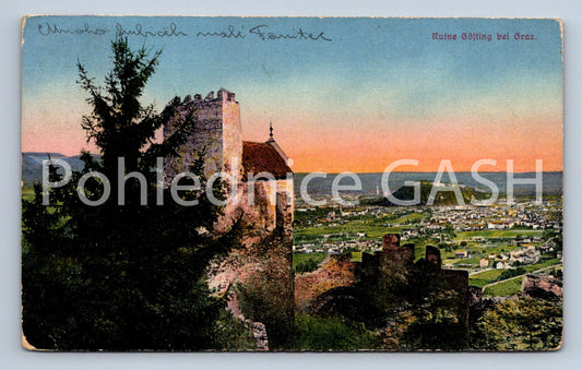 Pohlednice RUINE GÖFTING BEI GRAZ (ST11893)