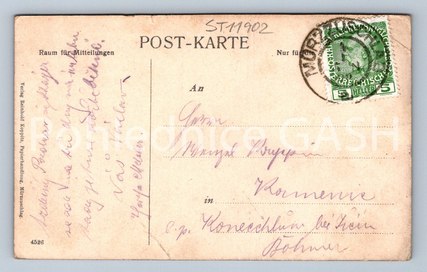Pohlednice MÜRZZUSCHLAG (ST11902)