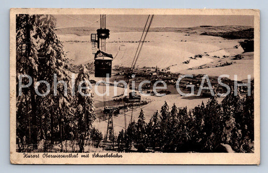 Pohlednice KURORT OBERWIESENTHAL MIT SCHWEBEBAHN (ST11922)